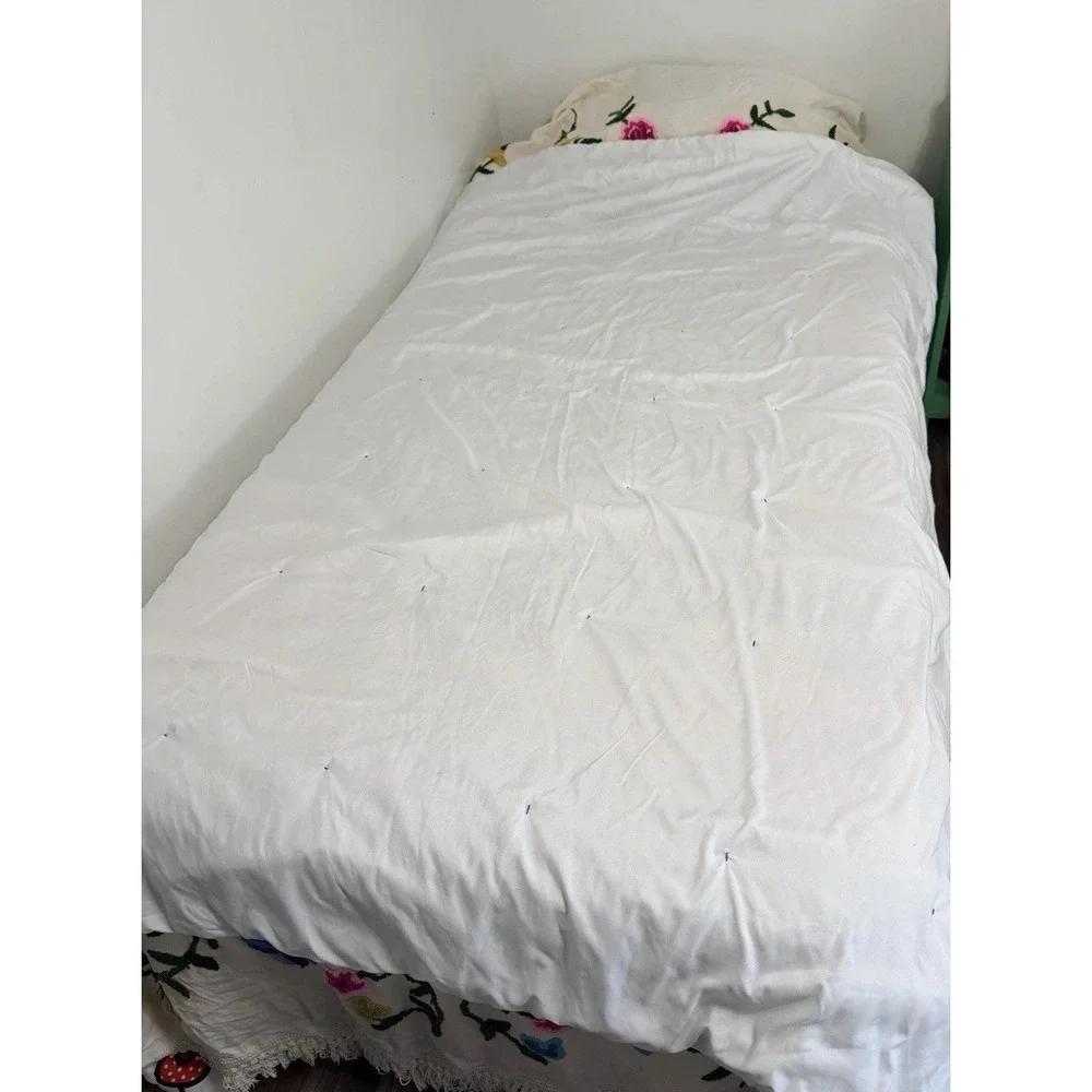 Handmade Quilt 54.5 X 73.5 Farmhouse Antiques Barn Cow Farm Western Blanket Barn